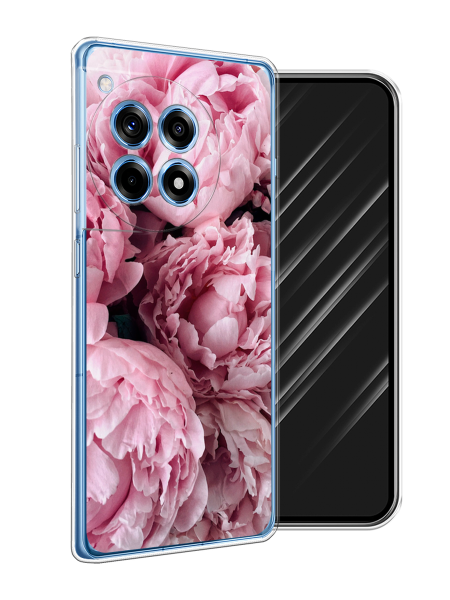 

Чехол Awog на OnePlus 12R "Нежные пионы", Розовый;черный;белый, 154650-1