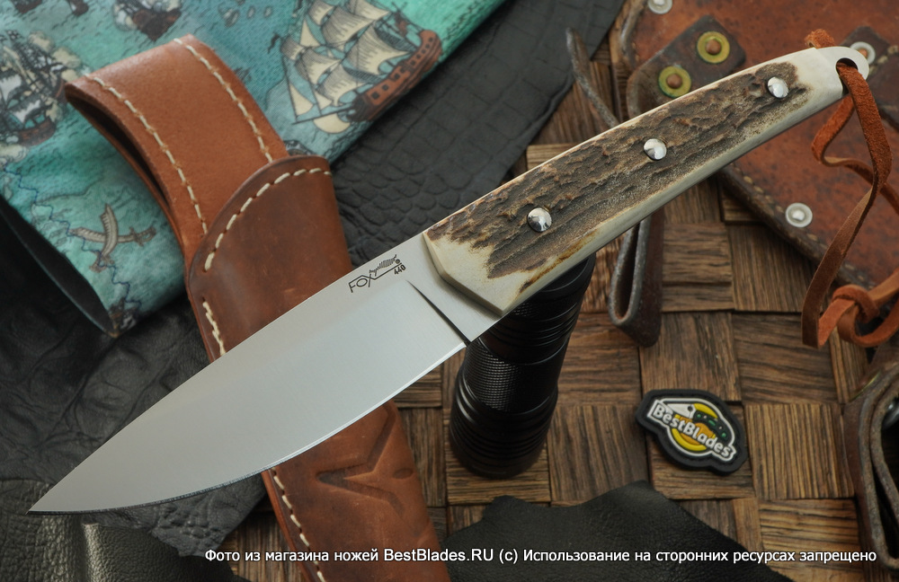 

Туристический нож Fox Knives Vintage, серебристый, коричневый, Vintage