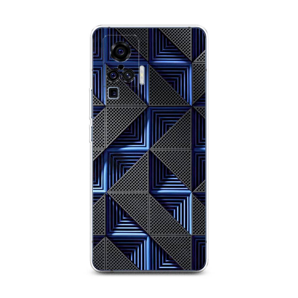 

Чехол на Vivo X50 Pro "IBM", Серый;синий, 262350-3