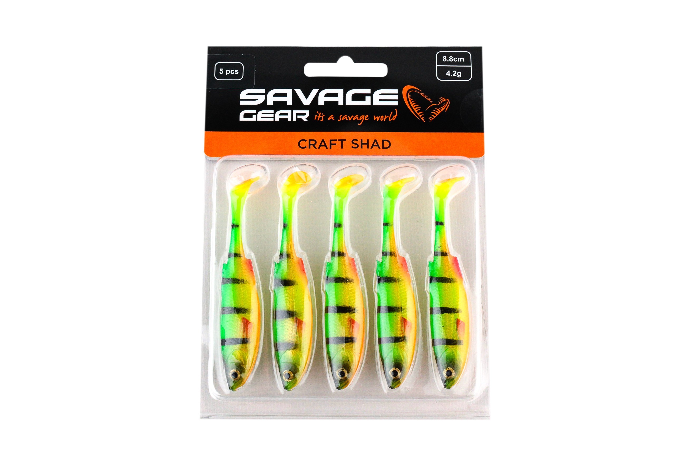 

Приманка Savage Gear Craft shad 8,8см 4,2гр firetiger уп.5шт, Craft shad