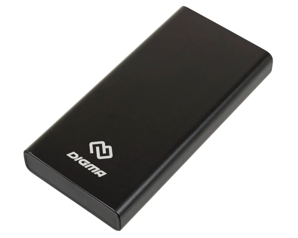 

Внешний аккумулятор (Power Bank) Digma DGPD100WC, 38400мAч, черный [dgpd100wcabk]