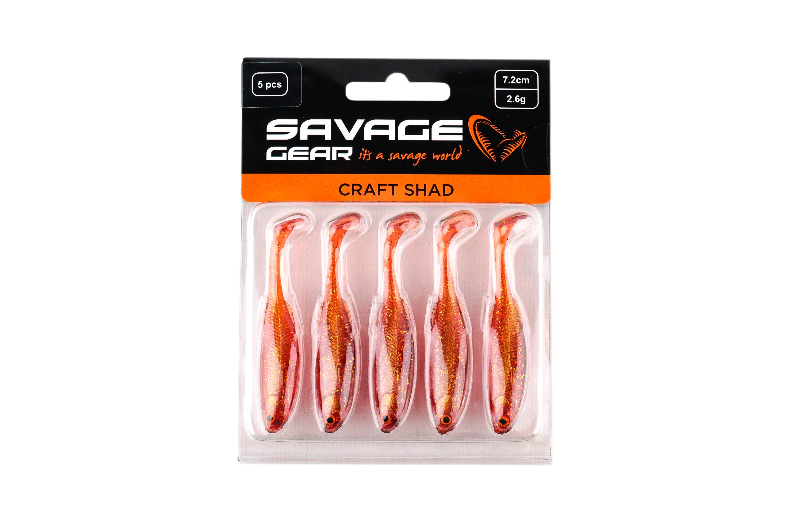 

Приманка Savage Gear Craft shad 7,2см 2,6гр motor oil уп.5шт, Craft shad