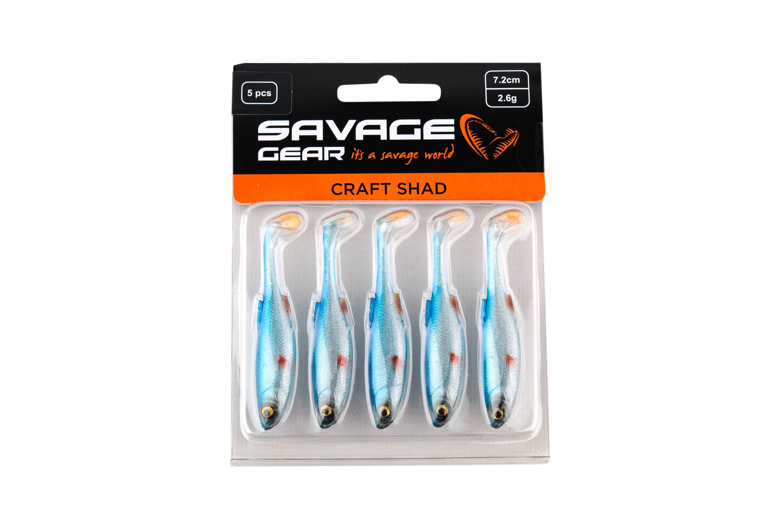 

Приманка Savage Gear Craft shad 7,2см 2,6гр blue pearl уп.5шт, Craft shad