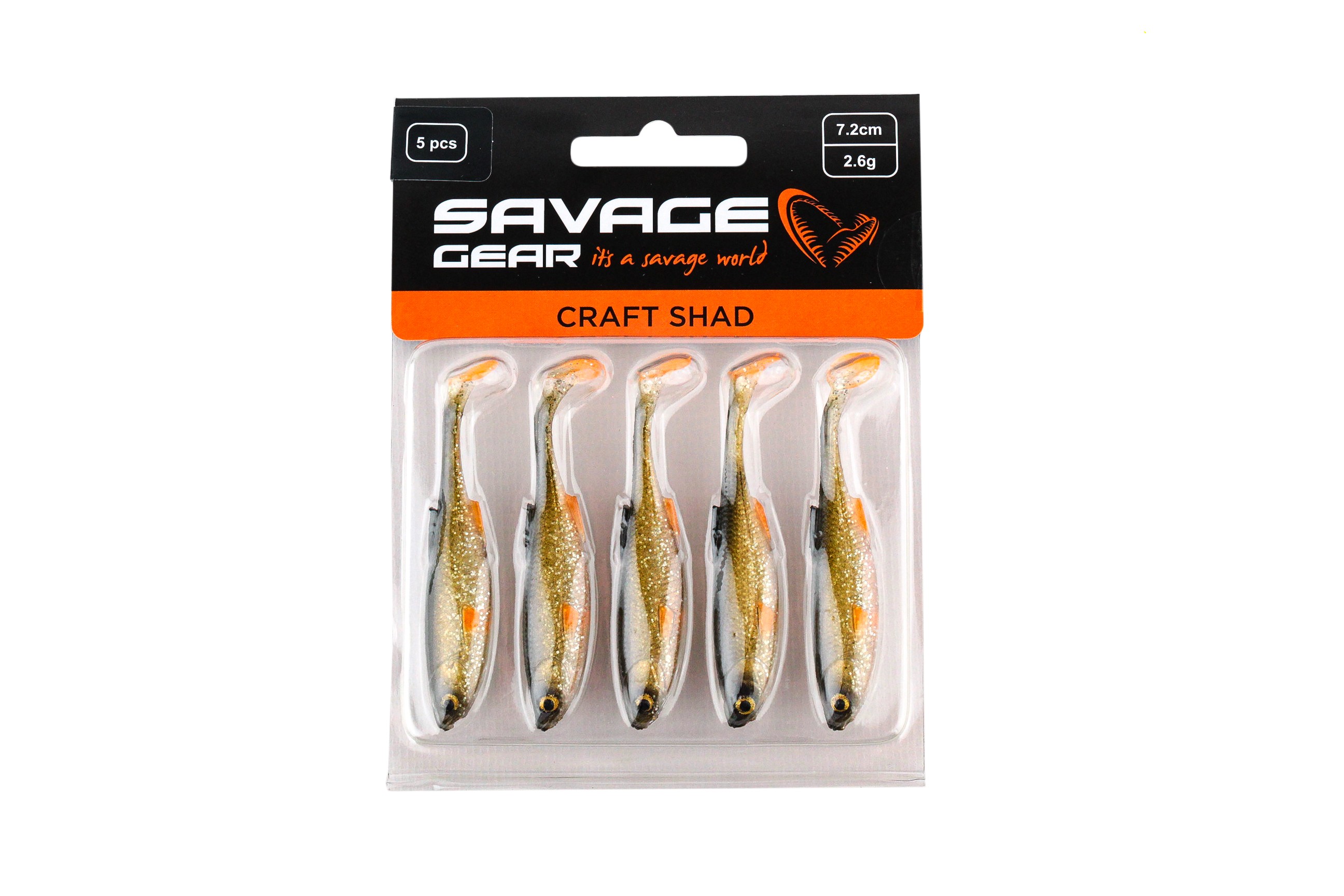 

Приманка Savage Gear Craft shad 7,2см 2,6гр green silver уп.5шт, Craft shad