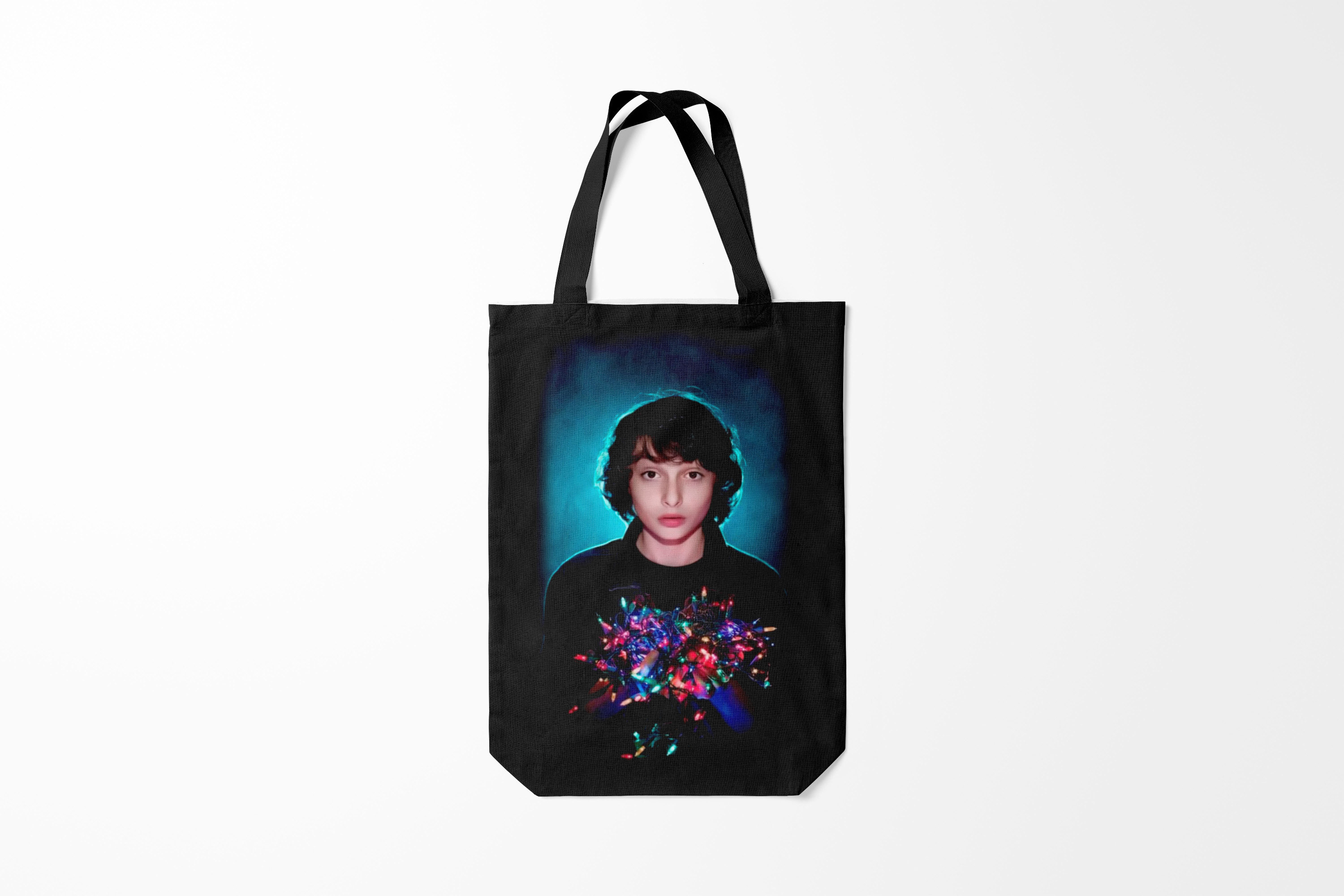 

Сумка шoппер унисекс Burnettie Звезды кино finn wolfhard, белый, Звезды кино finn wolfhard