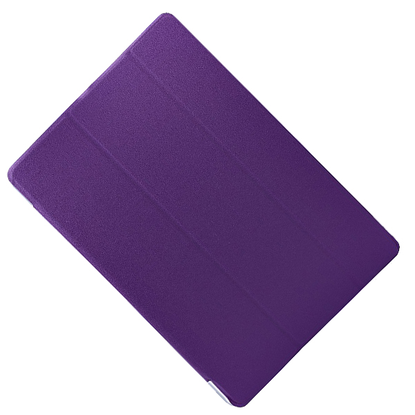 Чехол iPad Pro 12.9 (2018) пластик прозрачный + смарт панель <фиолетовый>