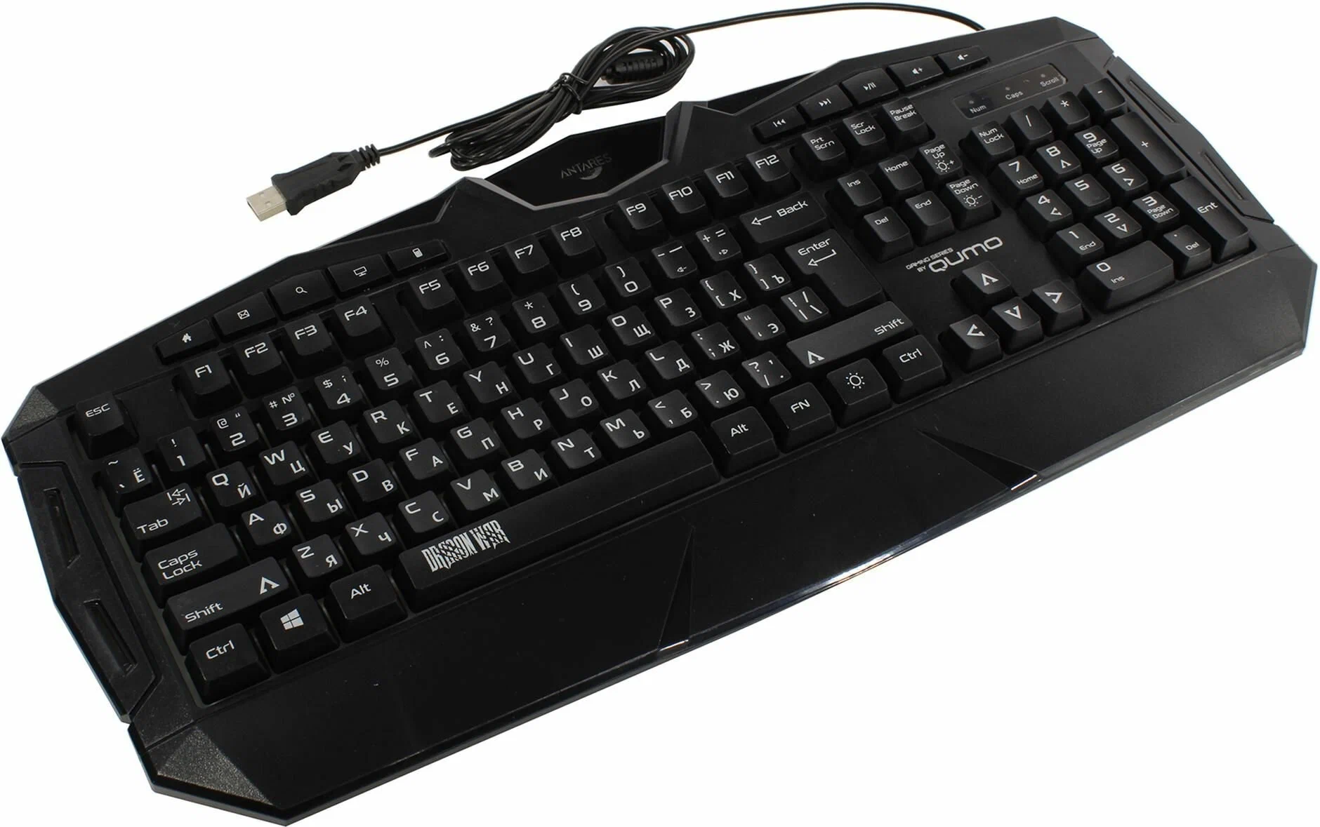 Проводная игровая клавиатура QUMO Antares K60 черная