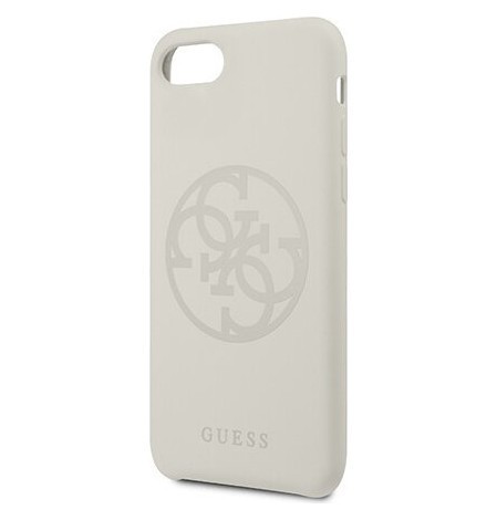 

Чехол CG Mobile Guess Silicone collection 4G logo iPhone SE 2020/8/7 Серый