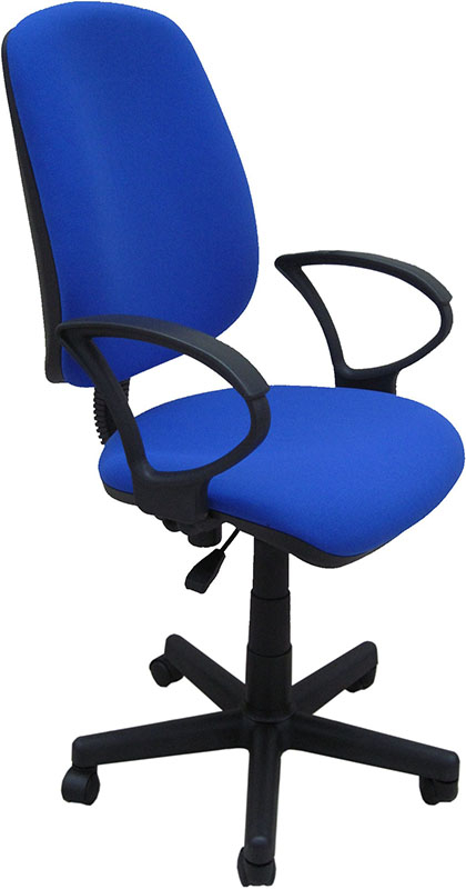фото Компьютерное кресло евростиль флеш freestyle гамма ткань синий