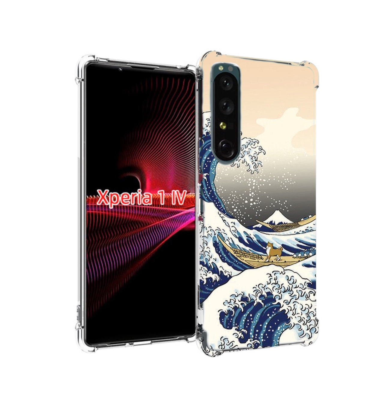 

Чехол накладка MyPads собаки-на-плоту для Sony Xperia 1 IV, Прозрачный, Tocco