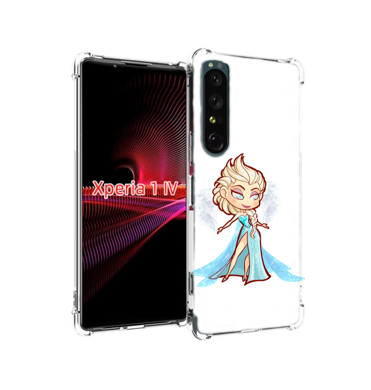 

Чехол накладка MyPads снежная-принцесса женский для Sony Xperia 1 IV, Прозрачный, Tocco