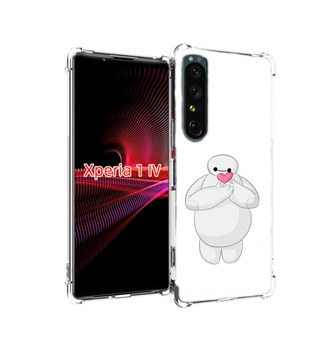 

Чехол накладка MyPads снеговик-с-сердечком для Sony Xperia 1 IV, Прозрачный, Tocco