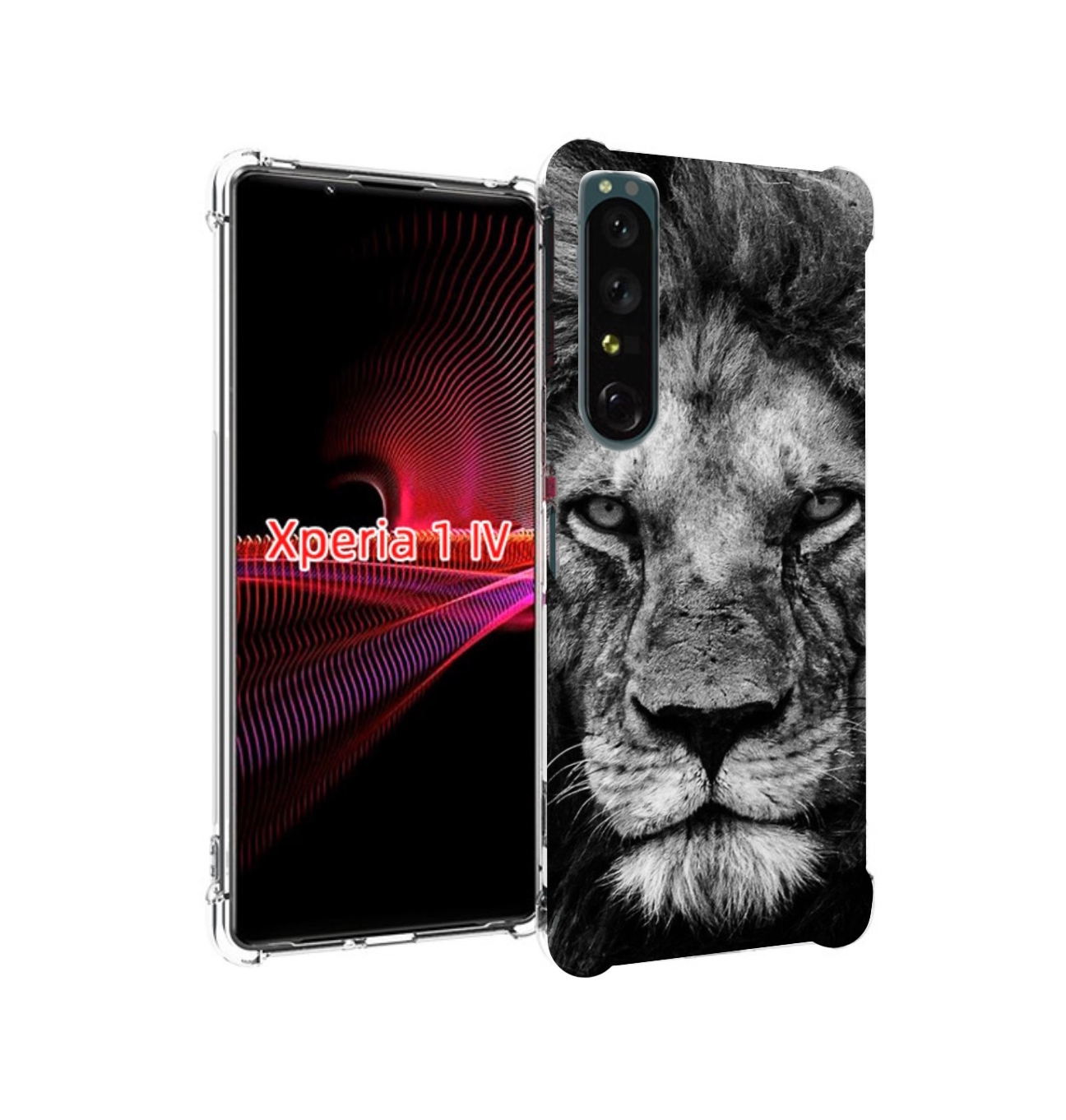 

Чехол накладка MyPads смуглый лев мужской для Sony Xperia 1 IV, Прозрачный, Tocco