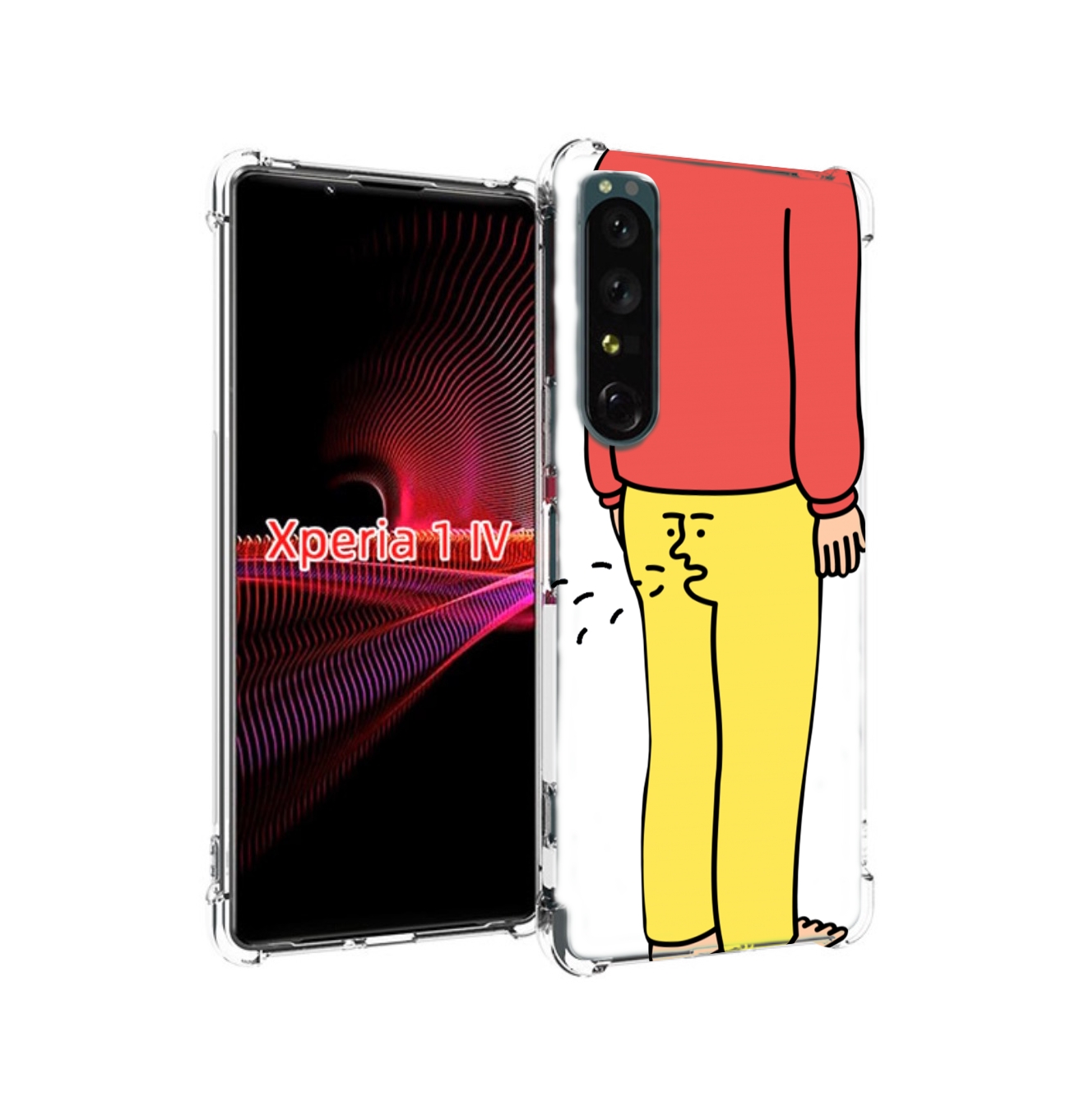 

Чехол накладка MyPads смешной-мужчина для Sony Xperia 1 IV, Прозрачный, Tocco