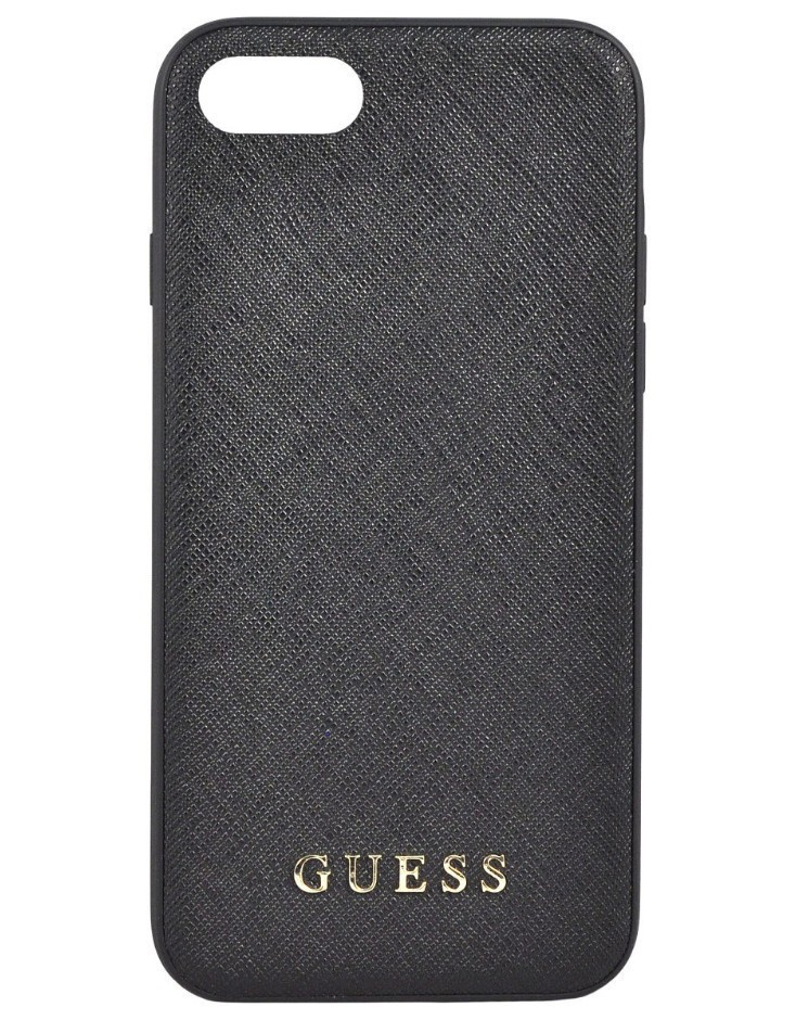 фото Чехол cg mobile guess silicone saffiano iphone 7/8/se 2020 черный