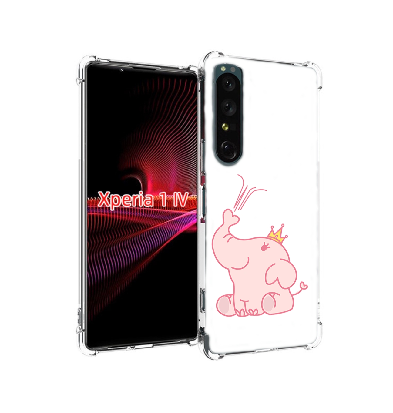

Чехол накладка MyPads слоник-принц детский для Sony Xperia 1 IV, Прозрачный, Tocco