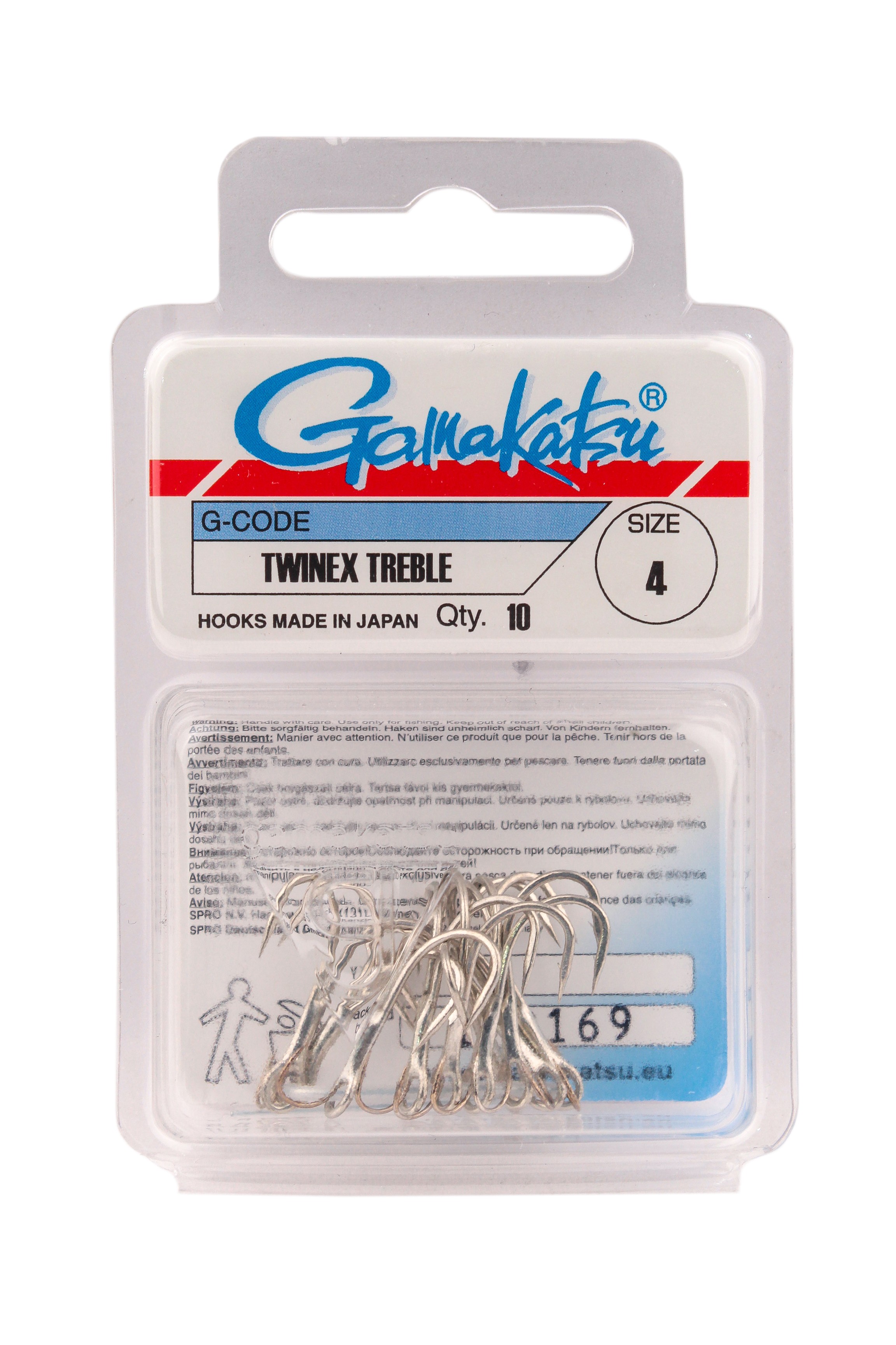 

Крючок Gamakatsu тройной Twinex nickel №4