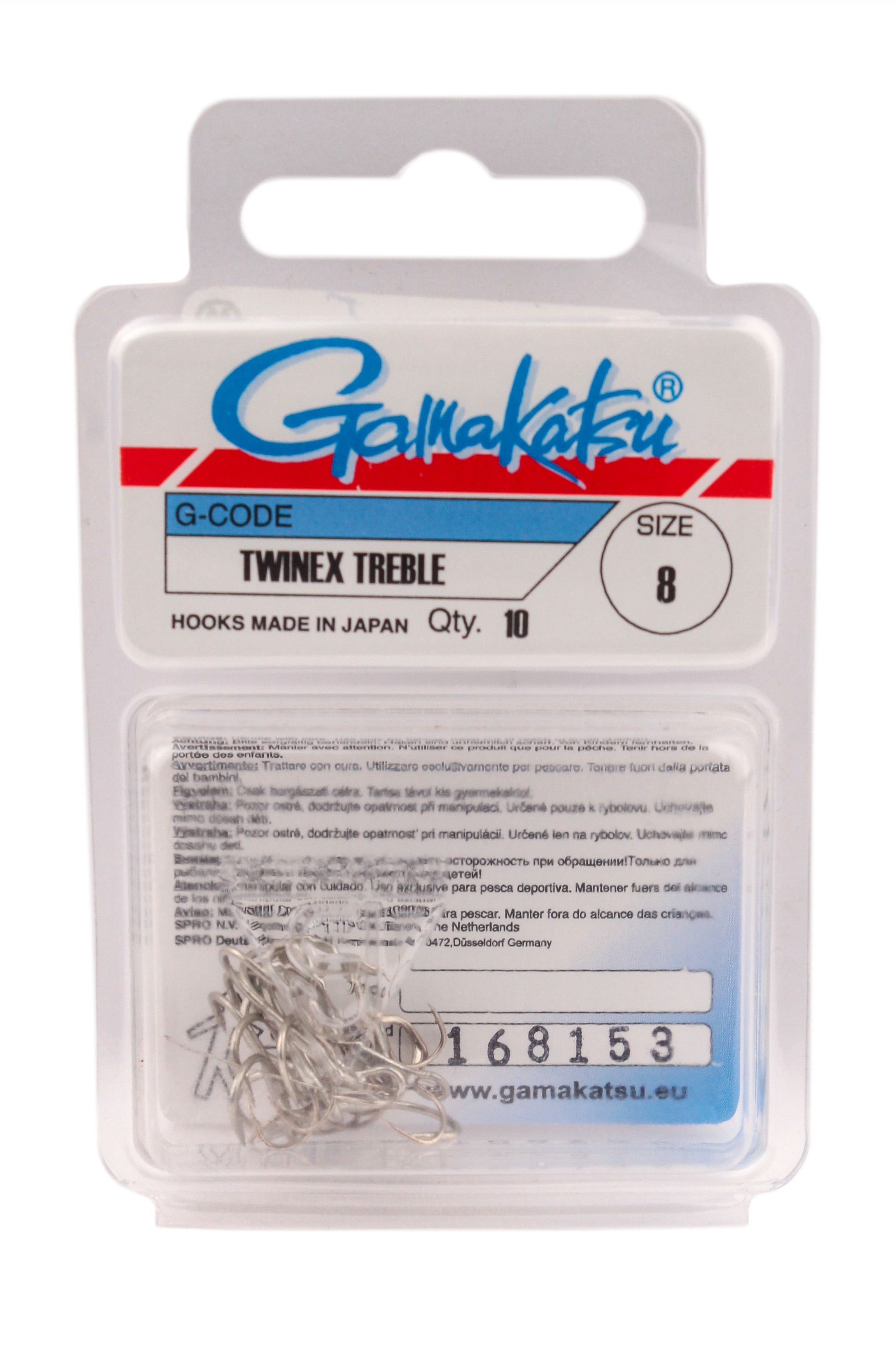 

Крючок Gamakatsu тройной Twinex nickel №8