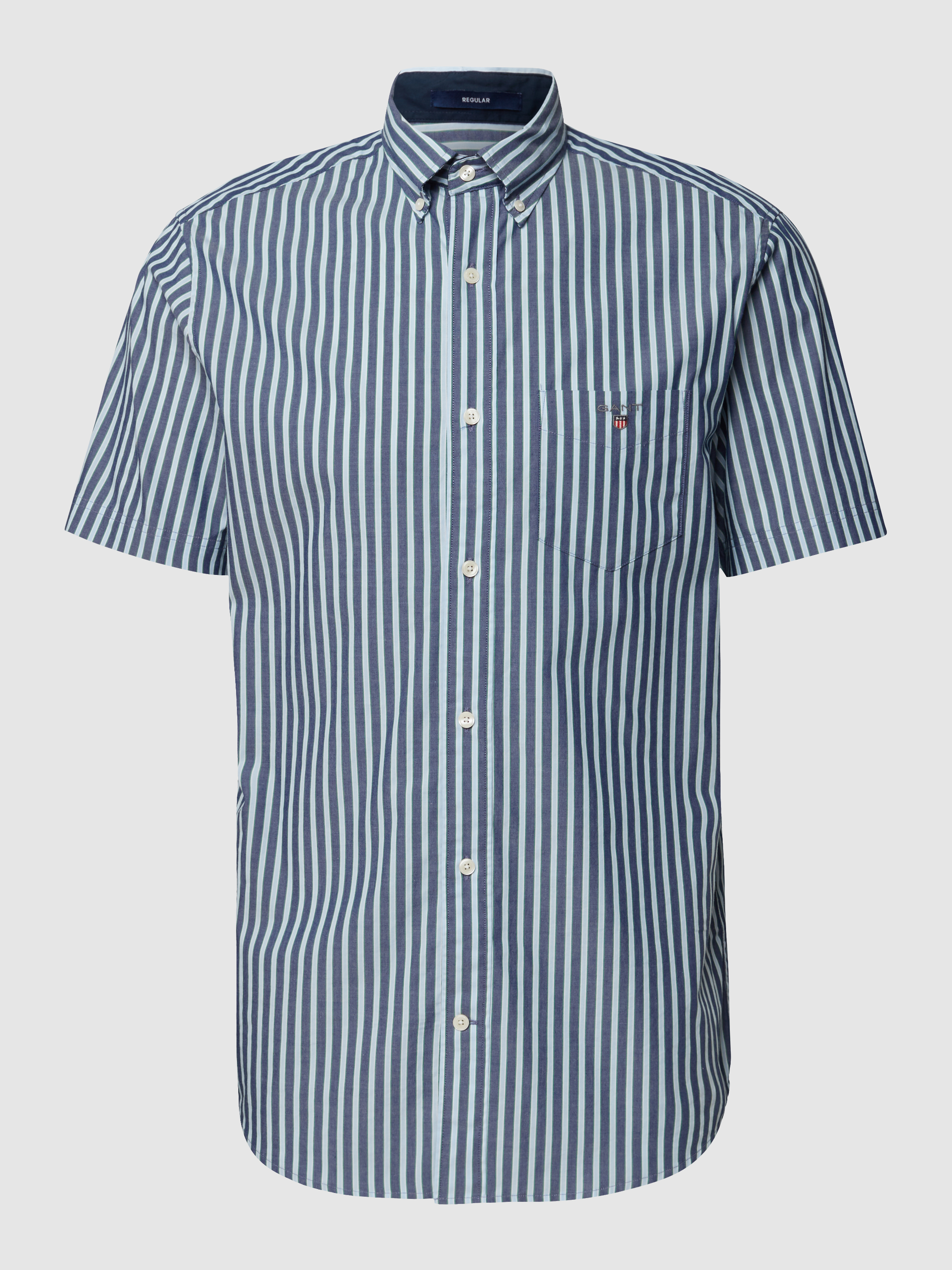 

Рубашка мужская GANT 1522541 синяя S (доставка из-за рубежа), Синий, 1522541