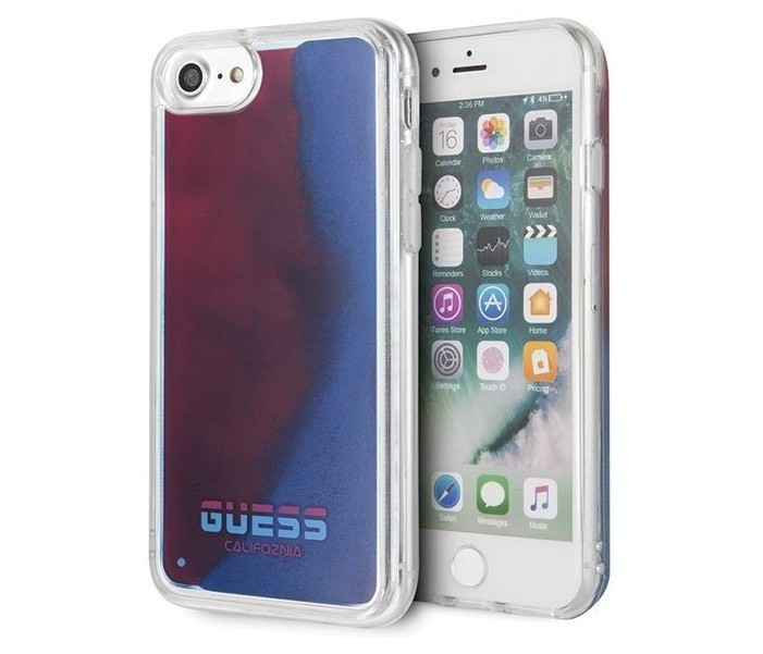 фото Чехол cg mobile guess glitter california iphone 7/8/se 2020 красный