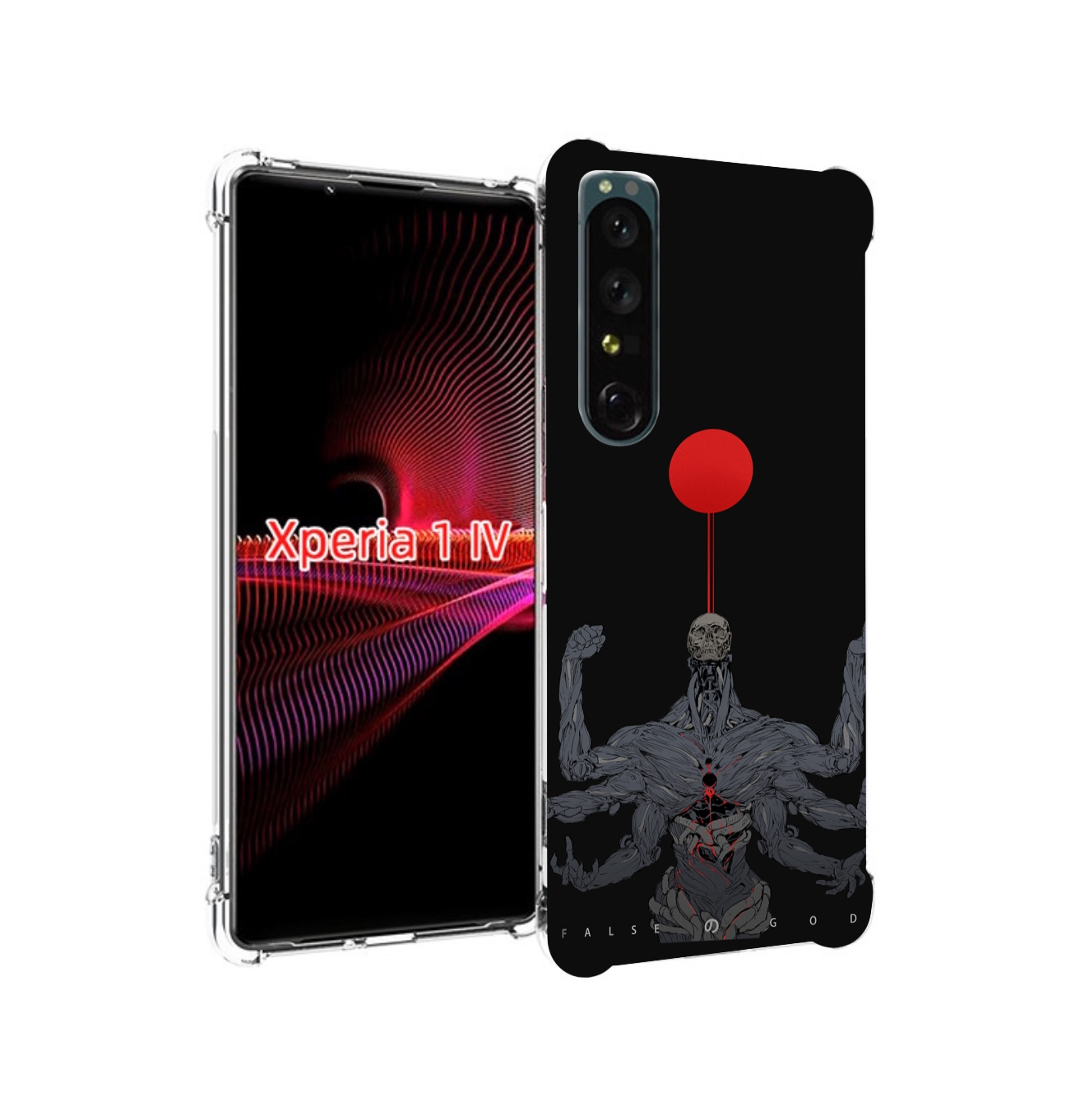

Чехол накладка MyPads скелет-с-6-руками для Sony Xperia 1 IV, Прозрачный, Tocco
