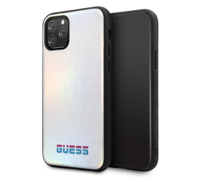 фото Чехол cg mobile guess iridescent iphone 11 pro серебристый