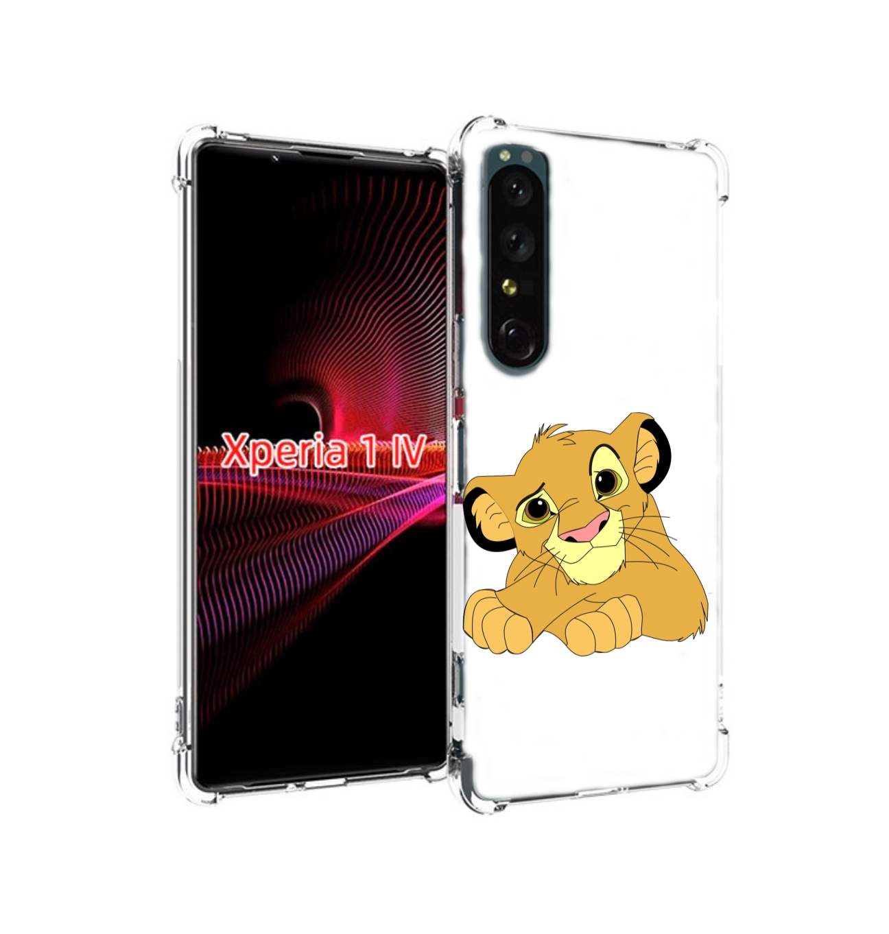 

Чехол накладка MyPads симба-красивый для Sony Xperia 1 IV, Прозрачный, Tocco