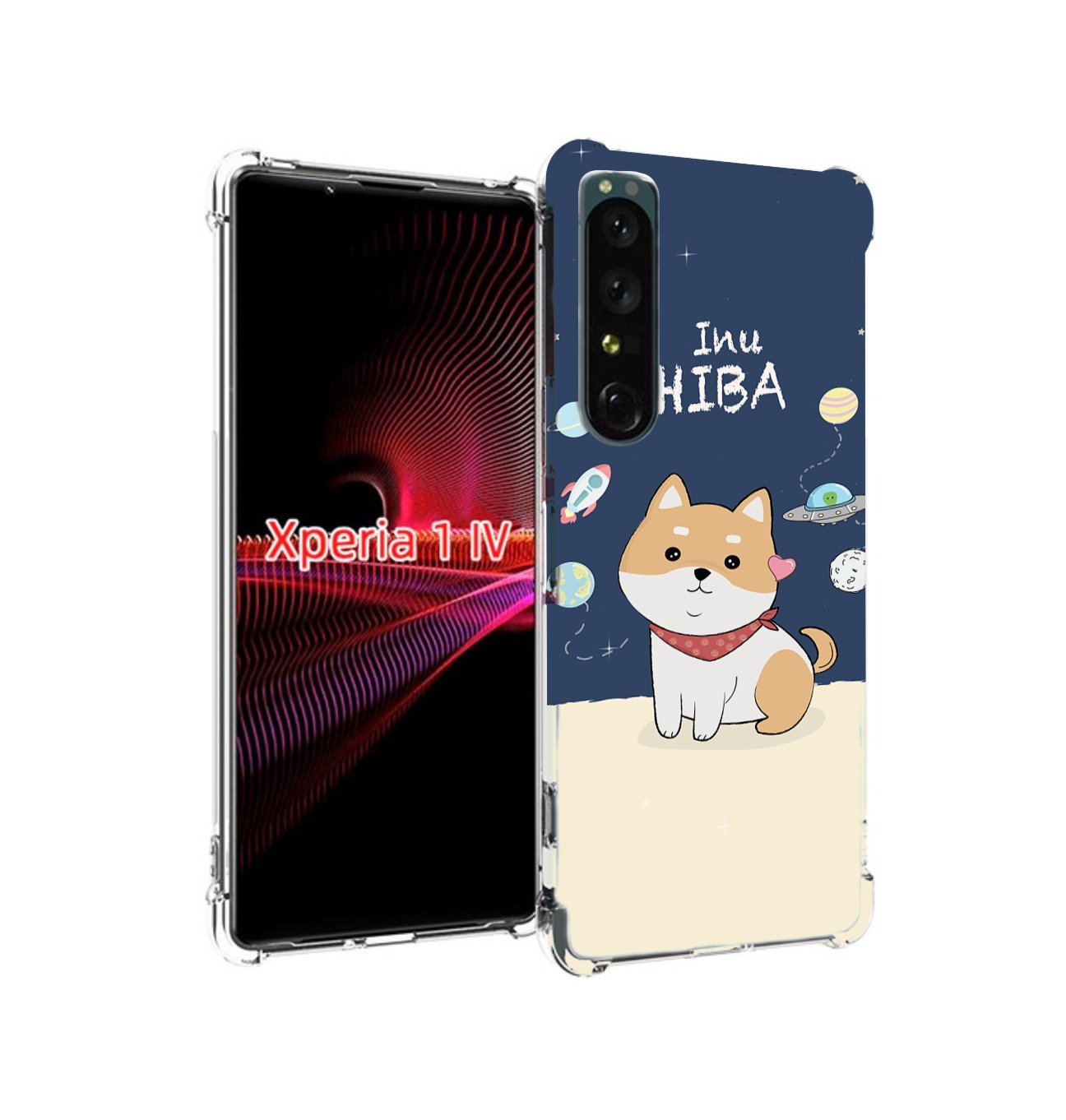 

Чехол накладка MyPads сиба-шиба-ину для Sony Xperia 1 IV, Прозрачный, Tocco
