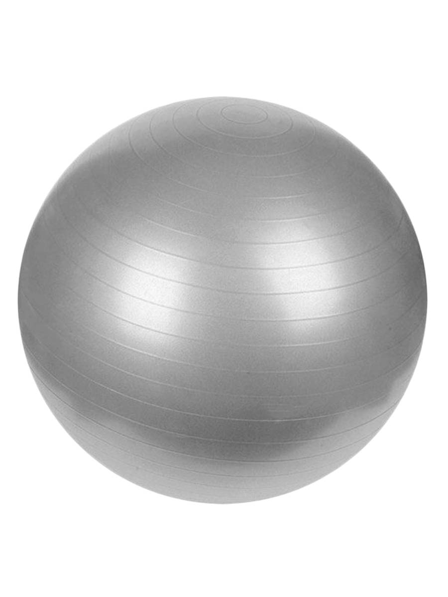 Гимнастический мяч (фитбол) Solmax для фитнеса и тренировок 65 см серый