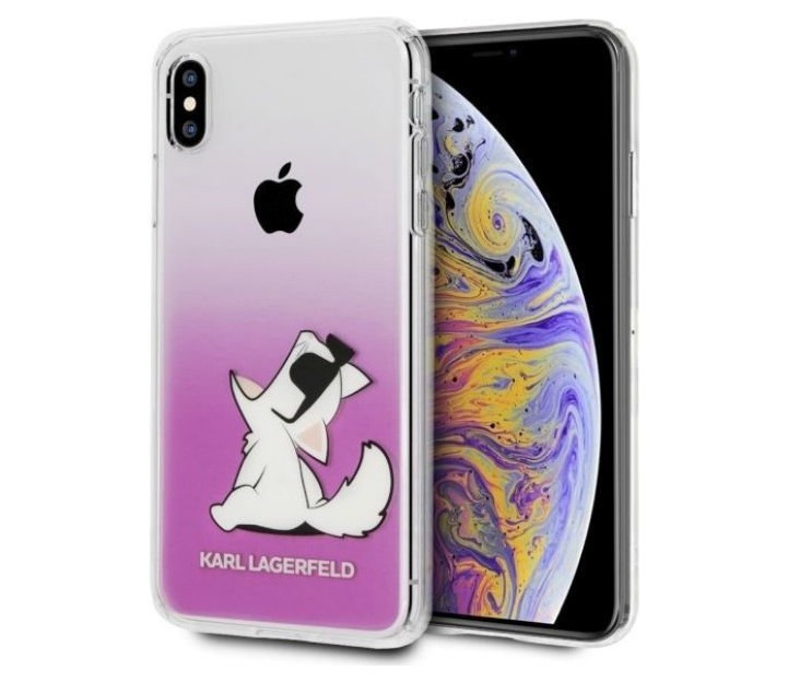 фото Чехол cg mobile karl lagerfeld choupette sunglasses collection iphone xs max прозрачный