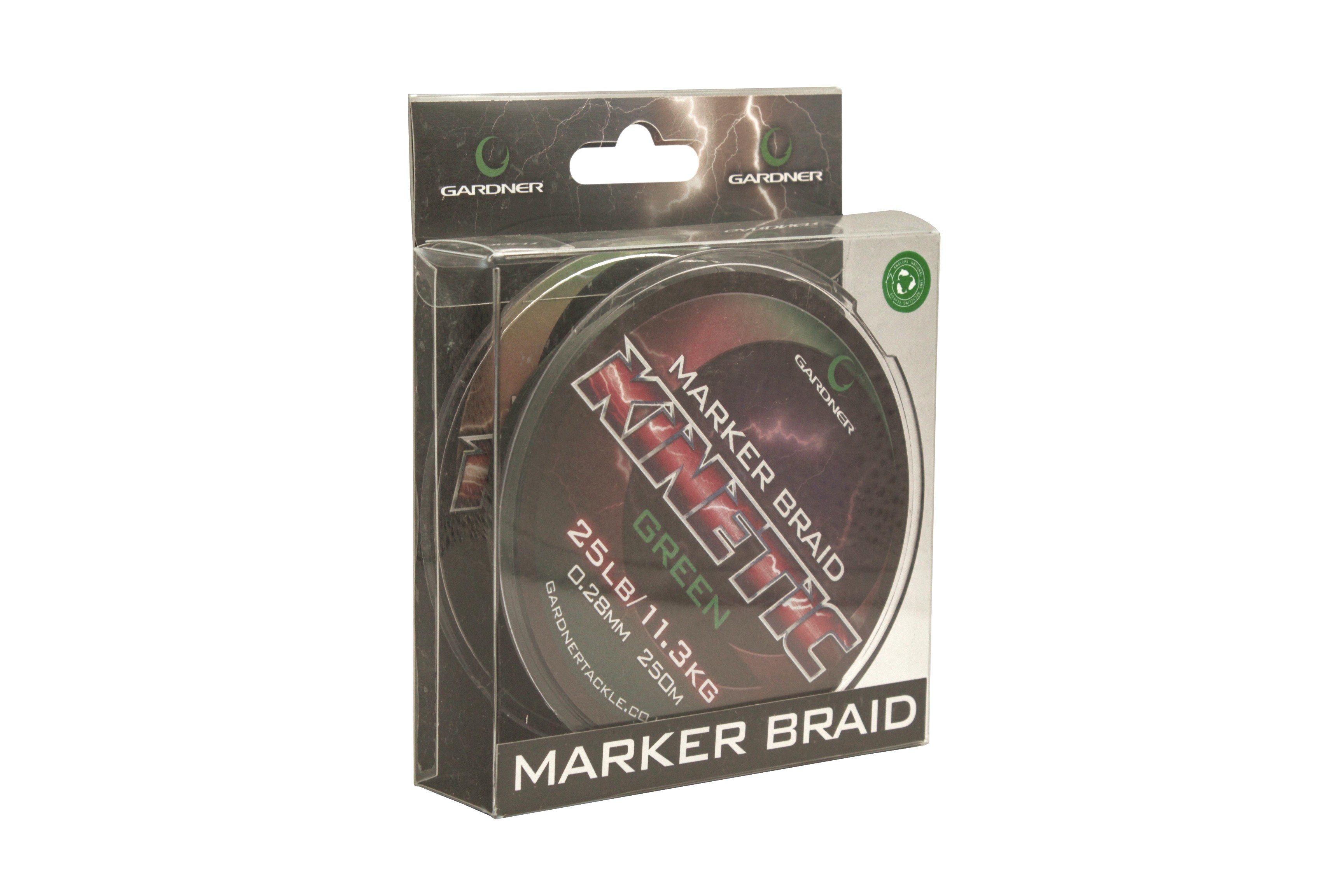 

Шнур Gardner Kinetic marker braid 0,28мм 25lb