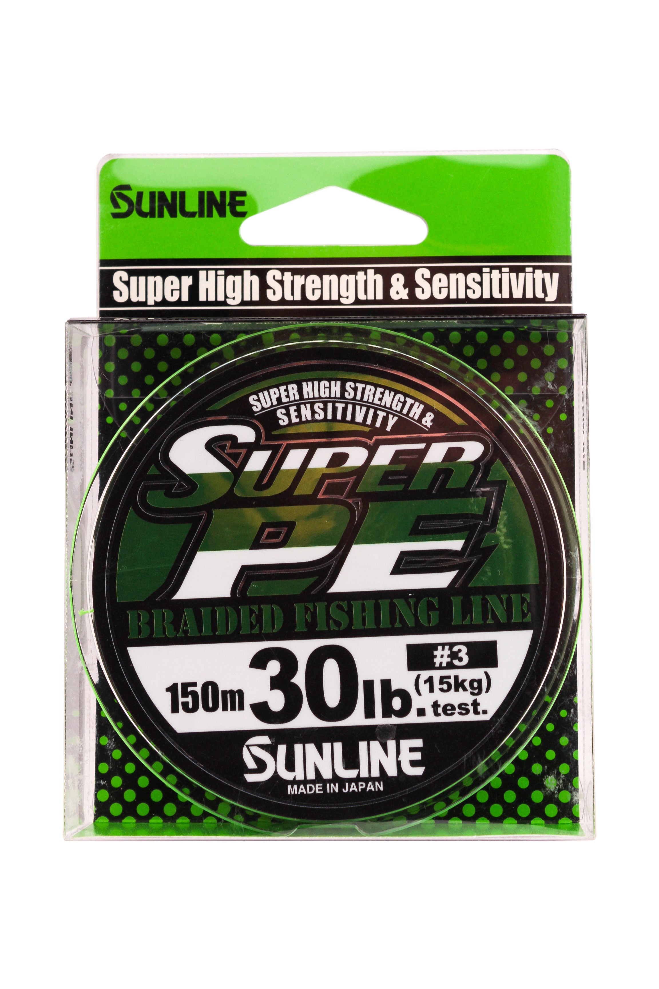 

Шнур Sunline New Super PE L.GRN 150м 0,28мм 30lbs 15,0кг