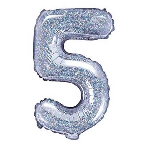 

Воздушный шар Party Deco number 5 35 см