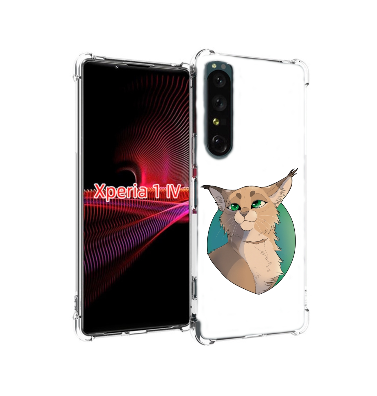 

Чехол накладка MyPads рысь-нарисованная для Sony Xperia 1 IV, Прозрачный, Tocco