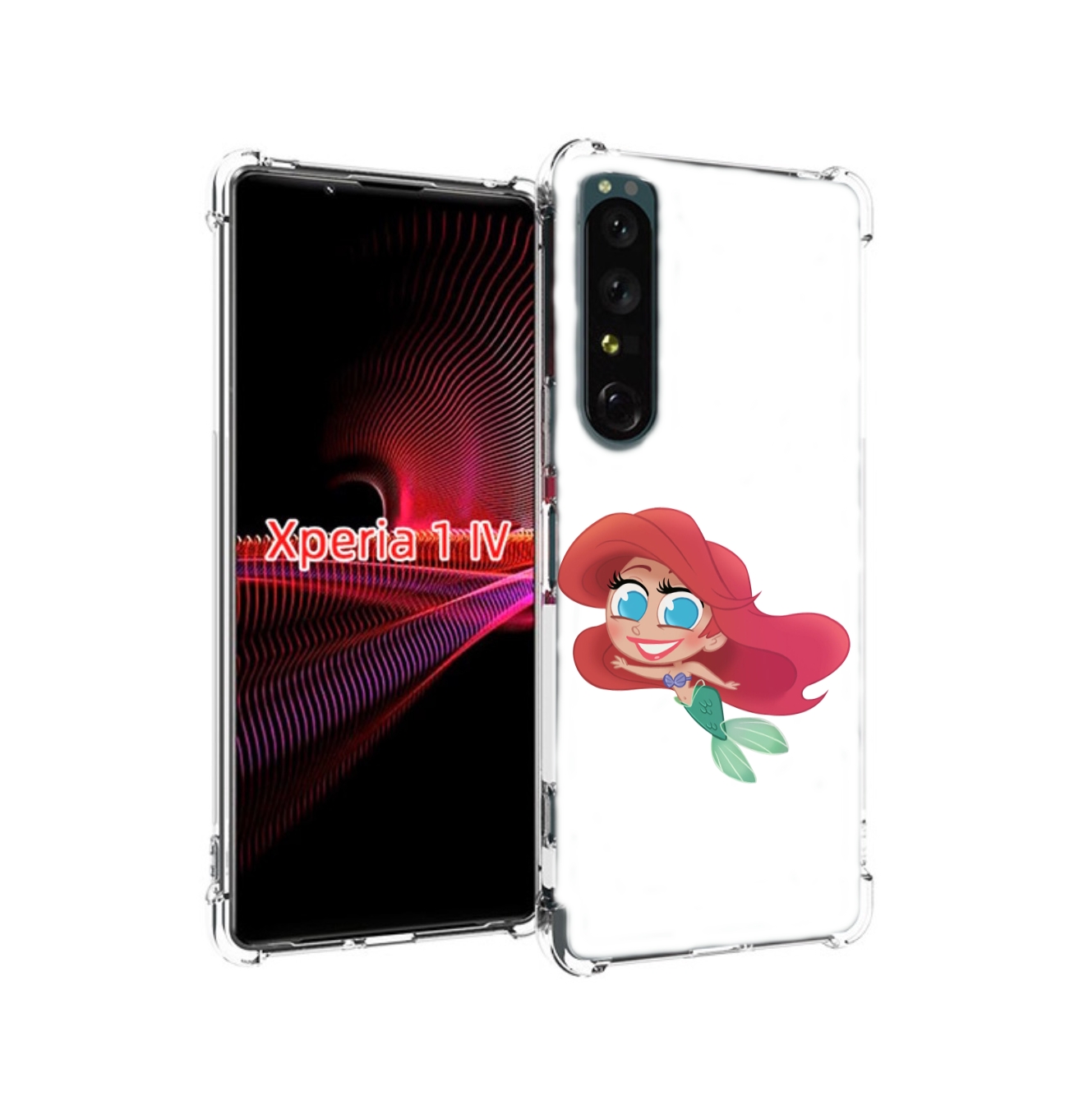 

Чехол накладка MyPads русалка-мулатка для Sony Xperia 1 IV, Прозрачный, Tocco