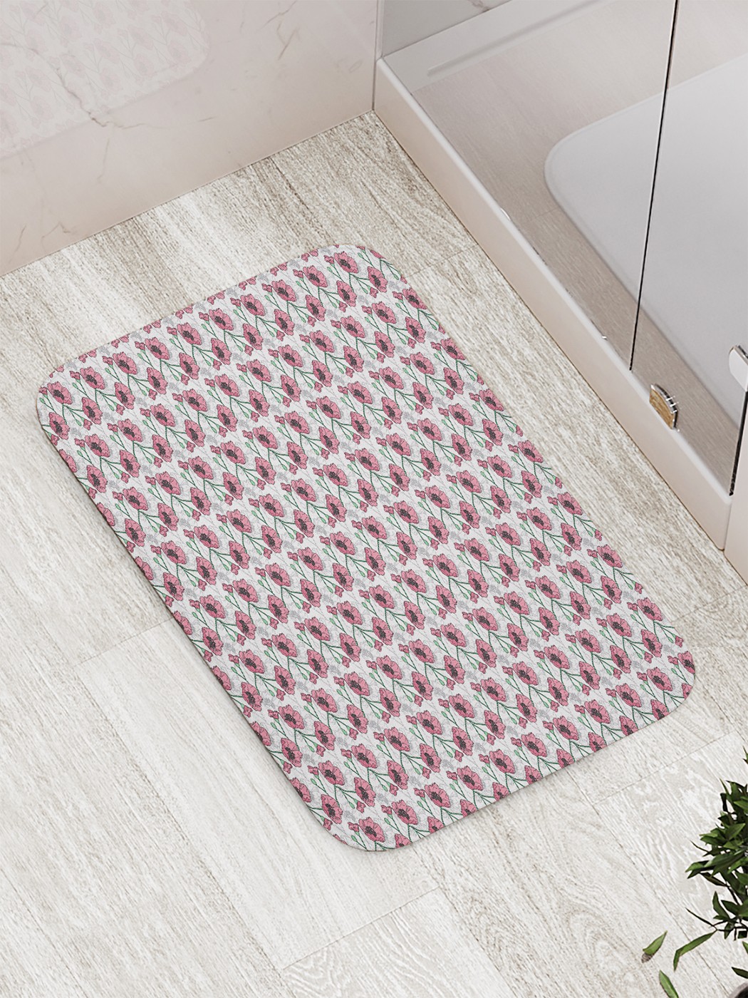 

Коврик противоскользящий для ванной, сауны, бассейна, 77х52 см bath_90391 JoyArty