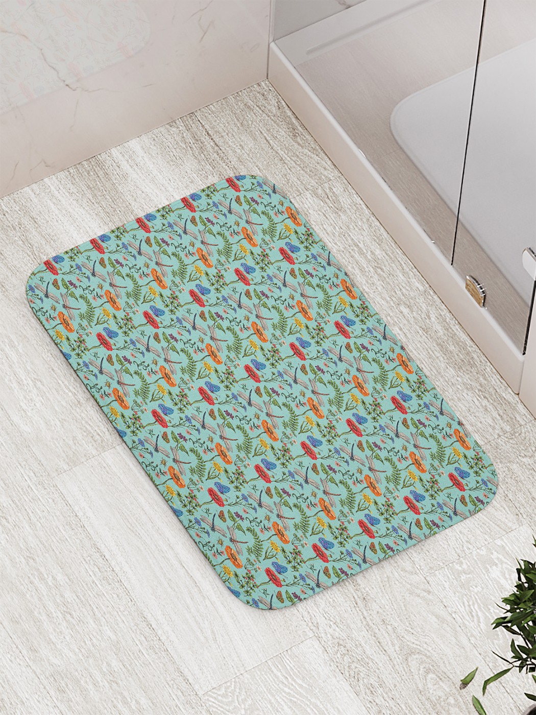 

Коврик противоскользящий для ванной, сауны, бассейна, 77х52 см bath_90389 JoyArty