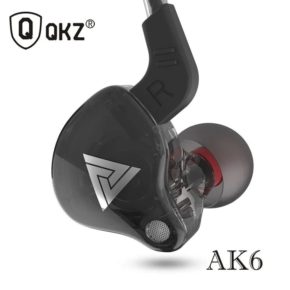 

Проводное наушники QKZ AK6 Black (AK6 AK6), AK6