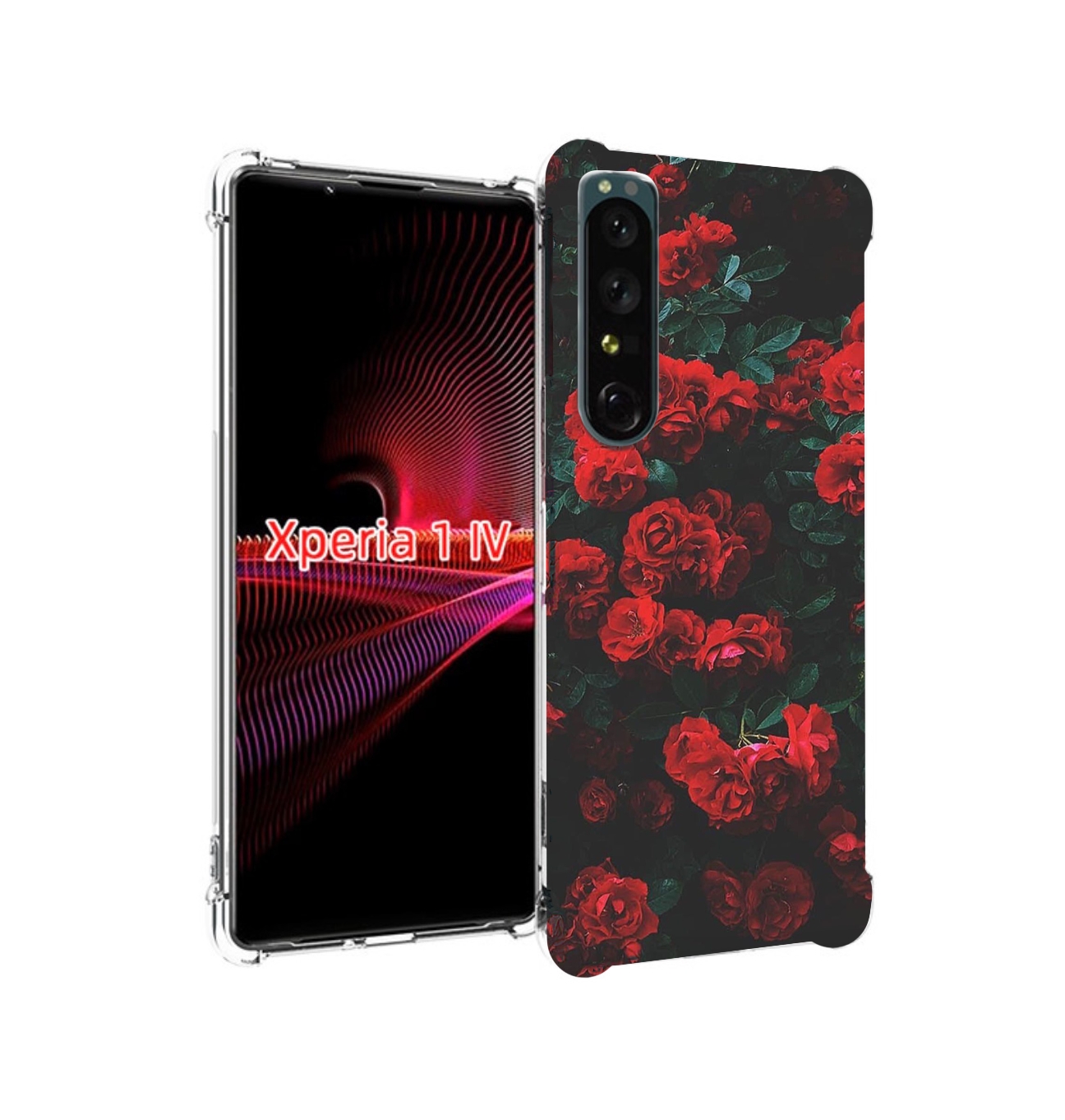 

Чехол накладка MyPads розы-в-листьях для Sony Xperia 1 IV, Прозрачный, Tocco