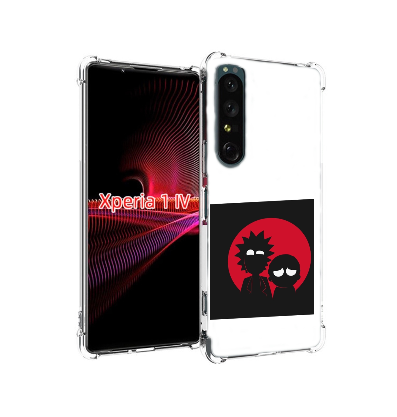 

Чехол накладка MyPads рик и морти в тени для Sony Xperia 1 IV, Прозрачный, Tocco