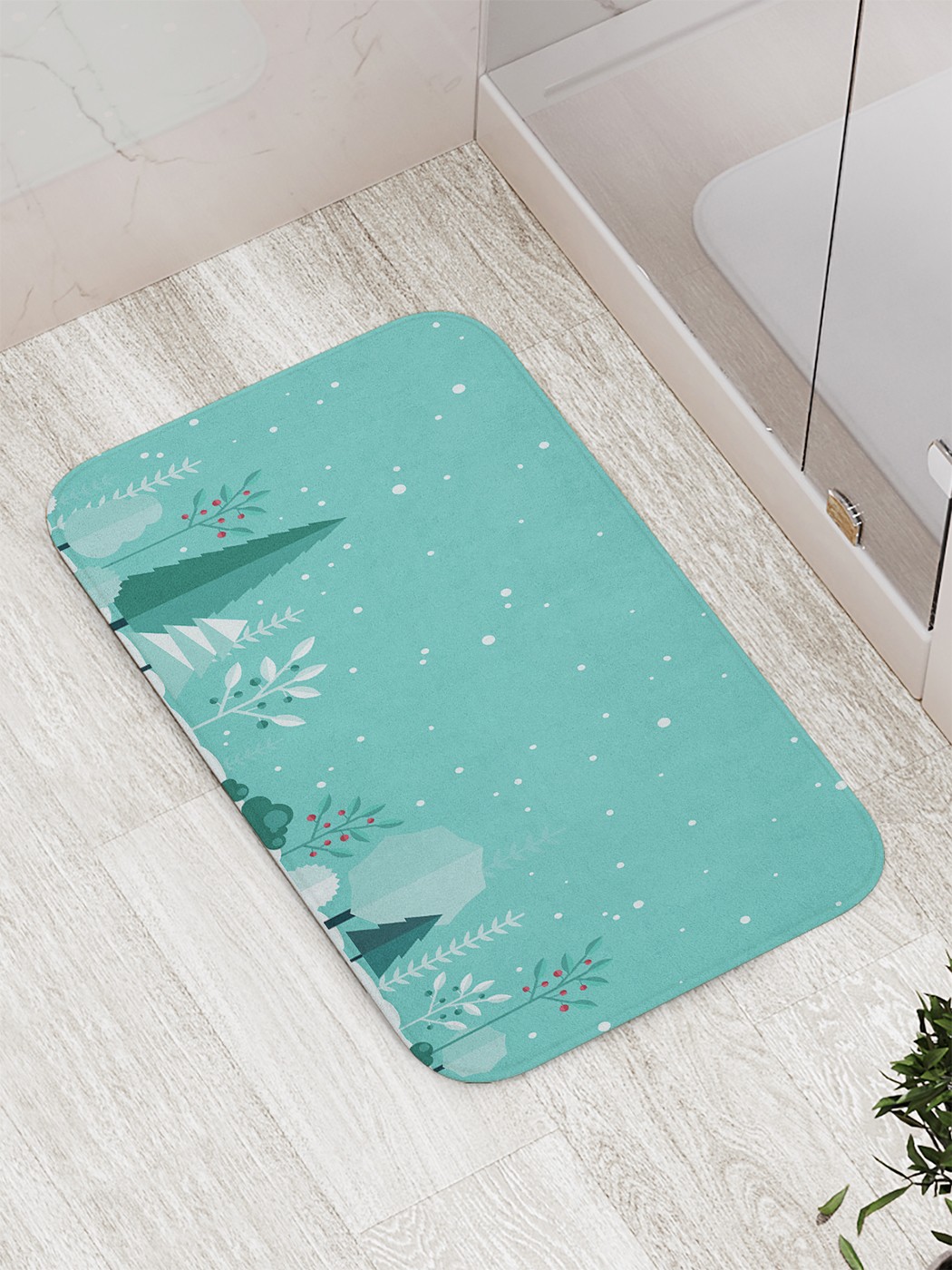 

Коврик противоскользящий для ванной, сауны, бассейна, 77х52 см bath_90317 JoyArty