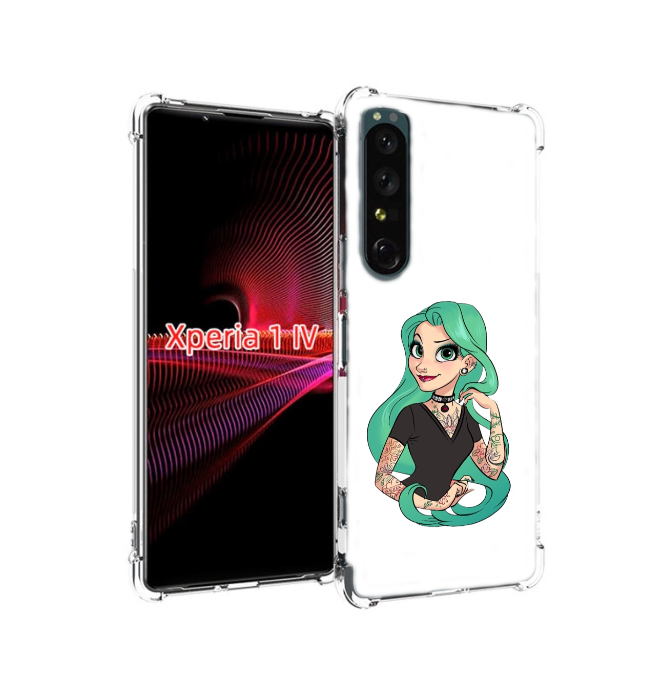 

Чехол накладка MyPads рапунцель-в-тату женский для Sony Xperia 1 IV, Прозрачный, Tocco