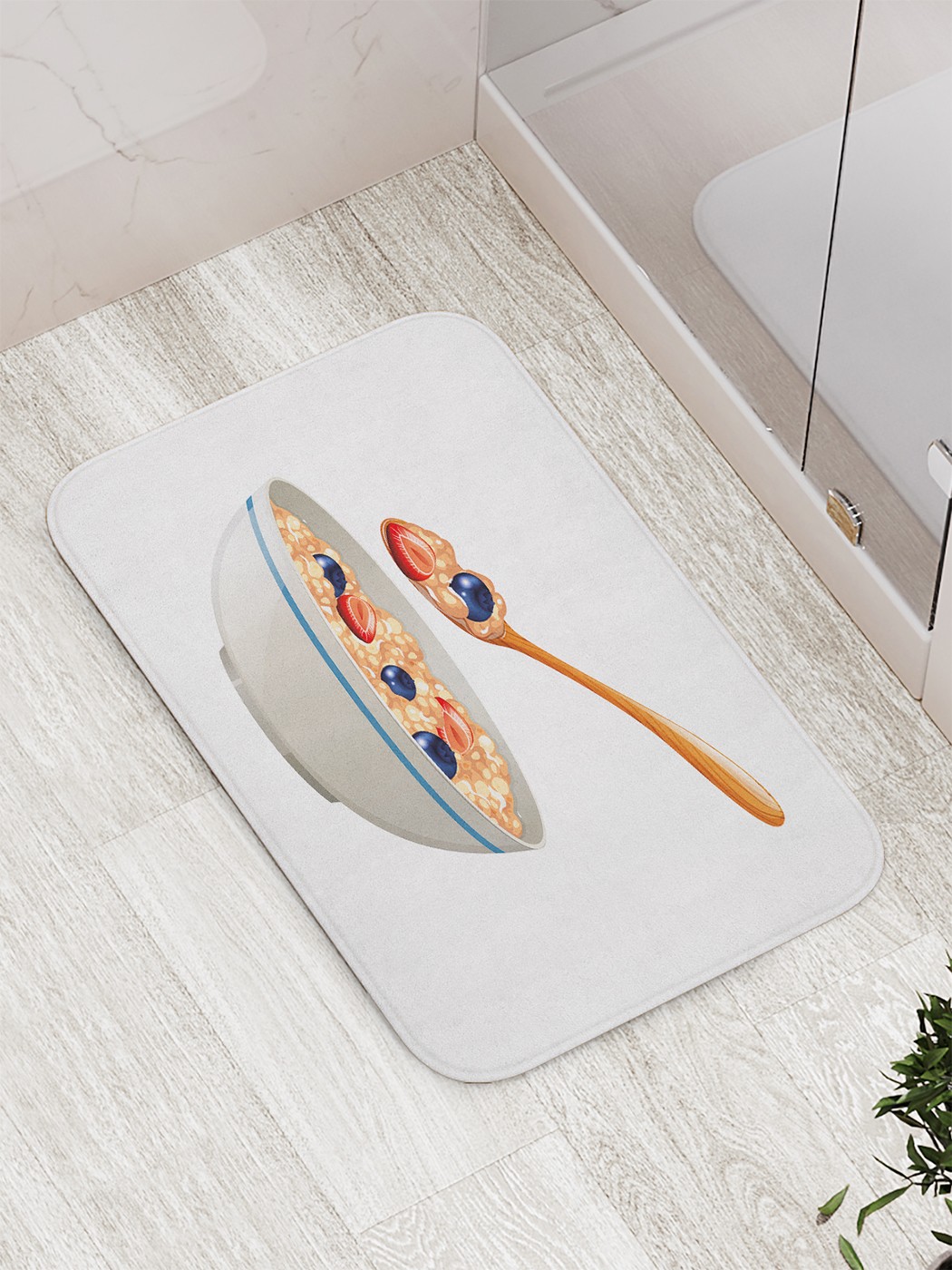 

Коврик противоскользящий для ванной, сауны, бассейна, 77х52 см bath_90268 JoyArty