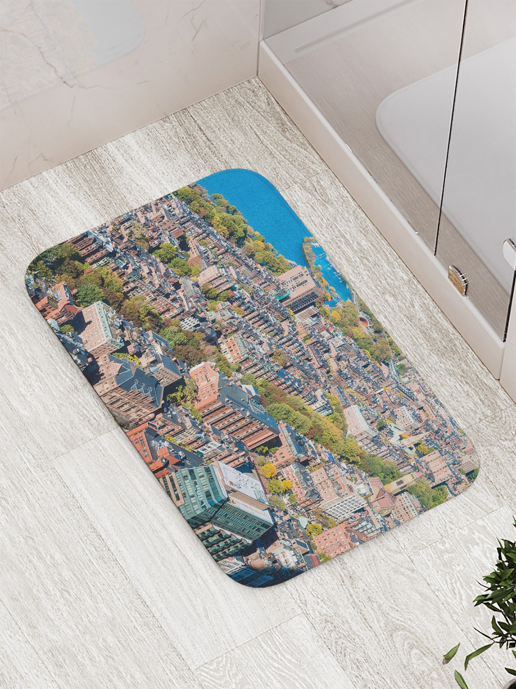

Коврик противоскользящий для ванной, сауны, бассейна, 77х52 см bath_90244 JoyArty