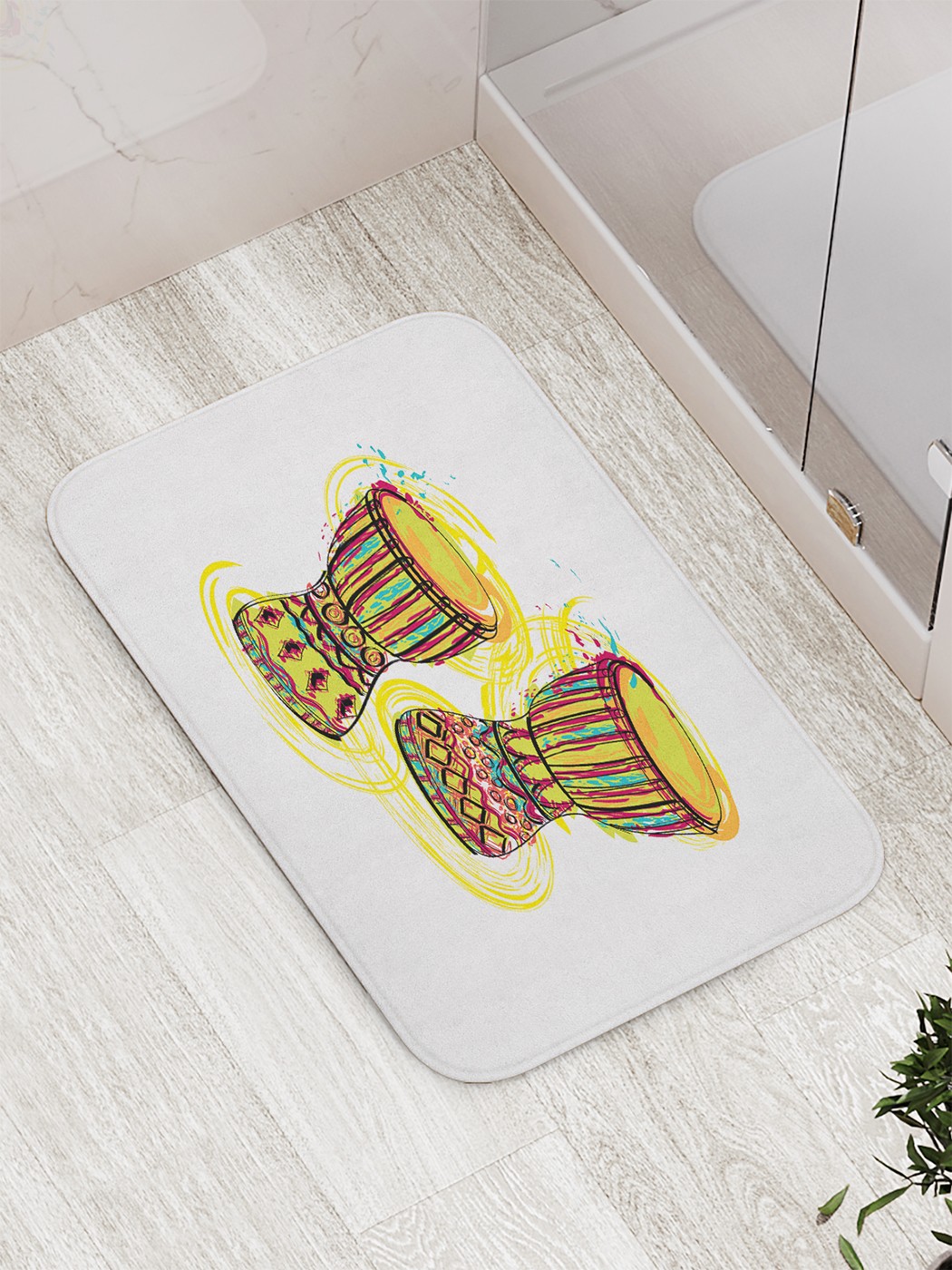 

Коврик противоскользящий для ванной, сауны, бассейна, 77х52 см bath_90209 JoyArty