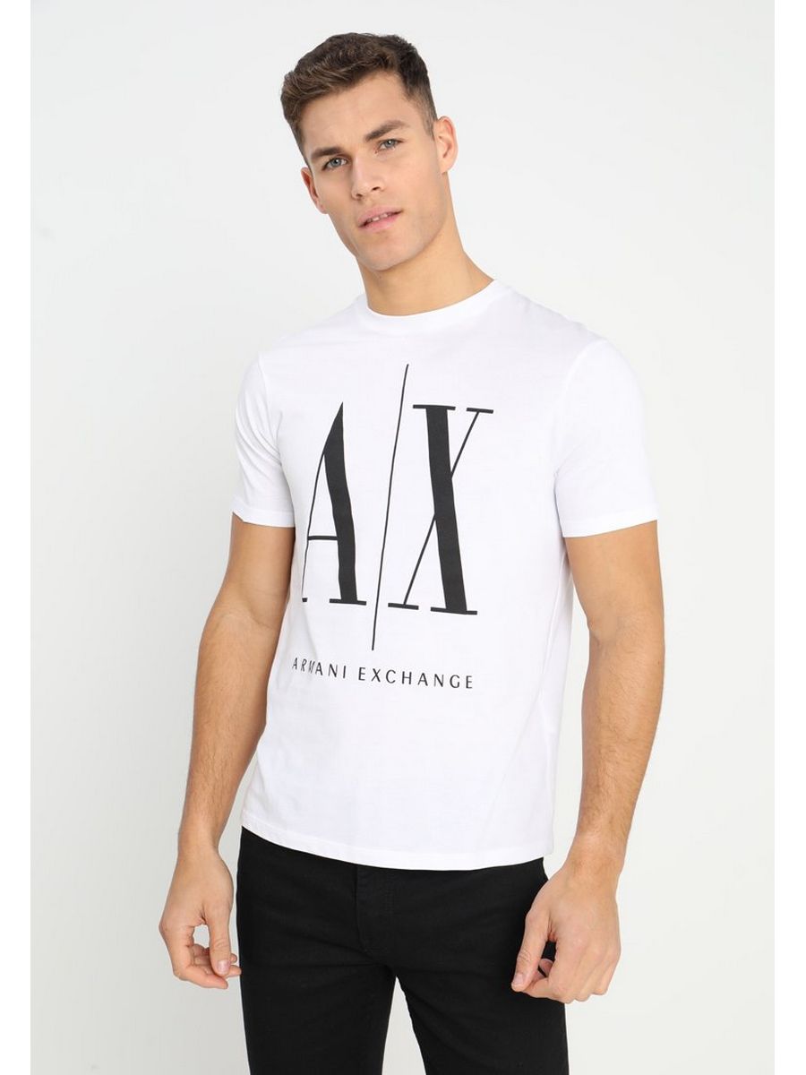 

Футболка мужская Armani Exchange ARC22O01I белая S, Белый, ARC22O01I