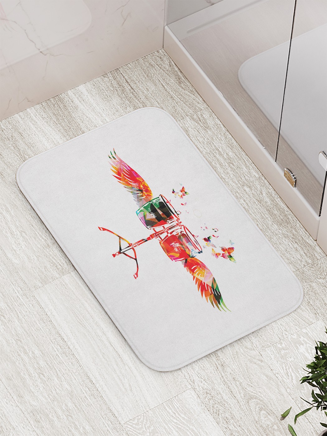

Коврик противоскользящий для ванной, сауны, бассейна, 77х52 см bath_90199 JoyArty