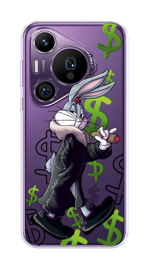 

Чехол на Huawei Pura 70 Pro/70 Pro Plus "Rich Bugs Bunny", Зеленый;черный;голубой, 6124150-1