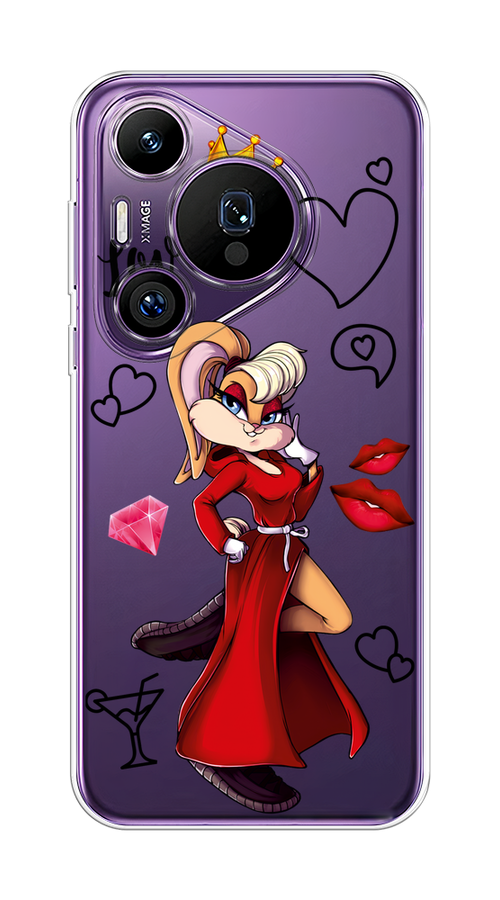 

Чехол на Huawei Pura 70 Pro/70 Pro Plus "Rich Lola Bunny", Красный;бежевый;оранжевый, 6124150-1