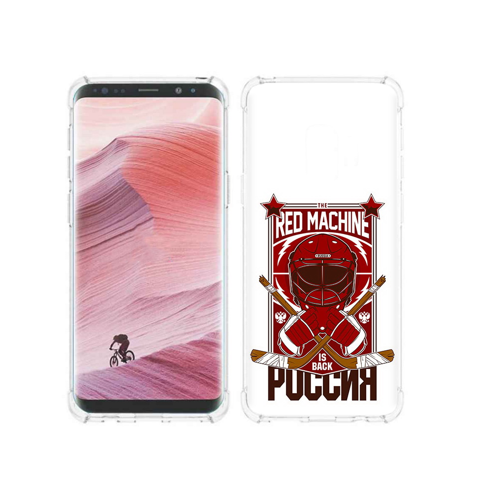 

Чехол MyPads Tocco для Samsung Galaxy S9 хоккей россия (PT101623.567.666), Прозрачный, Tocco